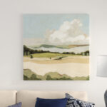 " Cumulus Landscape II " by Emma Scarvey Painting Print - Image 3