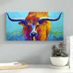 " Wide Spread Texas Longhorn " by Marion Rose - Image 3