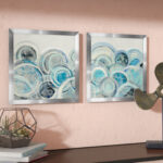 " Variation Blue Gray II " 2 - Pieces - Image 4