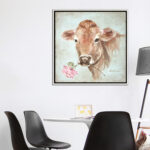 " Cow With Rose " - Image 6