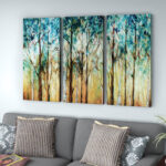 " Sunlit Birch Grove " 3 - Pieces - Image 4
