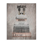 Book Stack Heels Metallic Pink' Graphic Art Print - Image 8