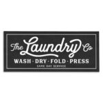 Vintage Laundry Sign Cursive by Lettered And Lined - Graphic Art - Image 8