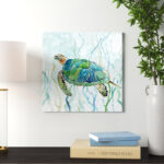 Sea Turtle Swim II' Print on Canvas - Image 2