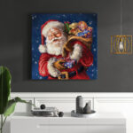 Jolly Old St. Nick' Wrapped Canvas Graphic Art on Canvas - Image 4