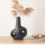 Batur Charcoal Modern Vase - Image 6