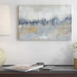 Cool Gray Horizon II by Jennifer Goldberger - Wrapped Canvas Painting Print - Image 3