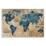 Abstract World Map by Art Licensing Studio - Print - Image 8