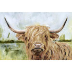 " Highland Grazer I " by Victoria Borges - Image 5