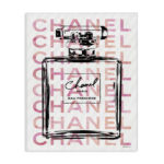 Perfume Bottle with Words' Graphic Art Print - Image 8