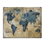 Abstract World Map by Art Licensing Studio - Print - Image 8