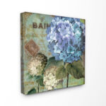 " Colorful Hydrangeas With Antique French Backdrop " - Image 4