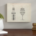 " His And Hers Wine And Beer " by Susan Newberry Designs - Image 2