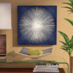 Silver Sunburst On Blue " Silver Sunburst On Blue I " by Abby Young - Image 6
