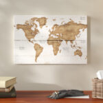 " Distressed World Map " - Image 6