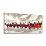" Santa Claus With Reindeer Sledge " - Image 7