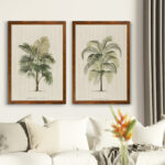 " Les Palmiers III " by Vincent Van Gogh 2 - Pieces - Image 4