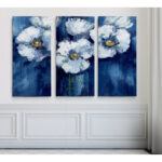 " Blooming Poppies " 3 - Pieces - Image 5