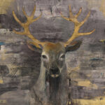 " The Leader Gold " by Albena Hristova Painting Print - Image 3