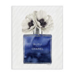 Fashion Designer Perfume Flower Blue' Textual Art - Image 8