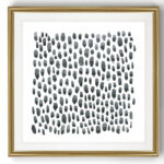 " Blue Gray Tessera II " Painting Print - Image 5