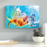 " Painted Underwater Dog " - Image 5