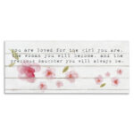 Jorje You are Loved for the Precious Daughter You Are Flowers Kids Wall Décor - Image 8