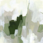 " Emerald Fragment I " by June Erica Vess Painting Print - Image 7