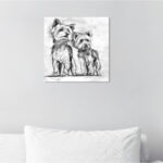 " Yorkie Animals " Painting Print - Image 7