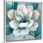 " Teal Magnolias II " Painting Print - Image 3