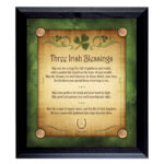 " Three Irish Blessings With 4 Lucky Irish Pennies " - Image 6
