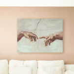 "Hands of God" by Michelangelo Graphic Art on Wrapped Canvas - Image 7