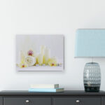 LED Lighted Candles and Orchids Spa Inspired Canvas Wall Art 15.75" - Image 8