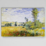 " Landscape At Vetheuil " by Vincent Van Gogh - Image 4