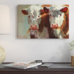" Cow Belles " by Carolyne Hawley Painting Print - Image 4