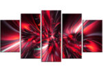 " Red Implosion " 5 - Pieces - Image 2