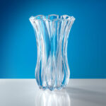 Mikasa Blossom 12 in. Glass Vase - Image 4