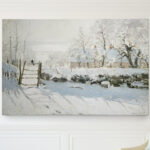 " The Magpie " by Claude Monet - Image 5