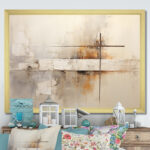 Beige Christianity Cross Of Jessus I - Christianity Wall Art - Image 6