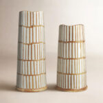 Keld Handmade Ceramic / Porcelain Table Vase (Set of 2) - Image 7
